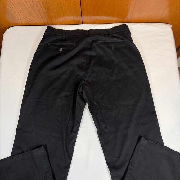 Lee Total Freedom Relaxed Fit Pants Men's 34x30 Black Cotton Blend - Picture 7 of 8